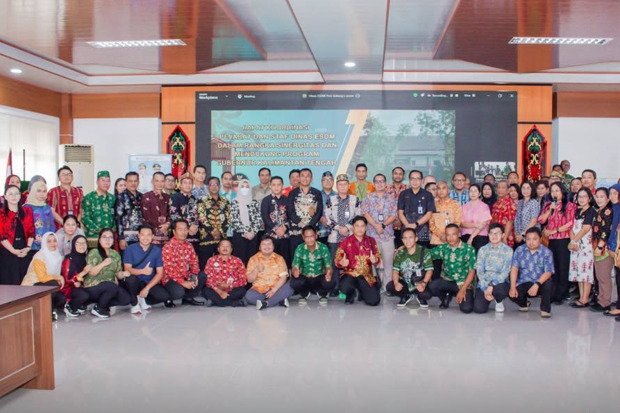 Rakor Internal Dinas ESDM Kalteng Dalam Upaya Perkuat Sinergi Dukung Program Prioritas Gubernur