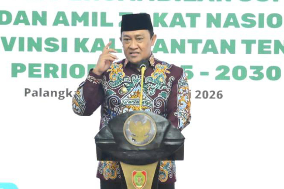 Wagub Tekankan Pimpinan BAZNAS Kalteng Dapat Jalankan Tugas dengan Penuh Integritas dan Profesionalitas