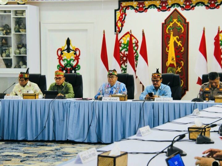 Plt. Sekda Kalteng Tegaskan Penyaluran Bantuan Tepat Sasaran dan Terintegrasi pada Rakor Unsur Pendukung KHBS
