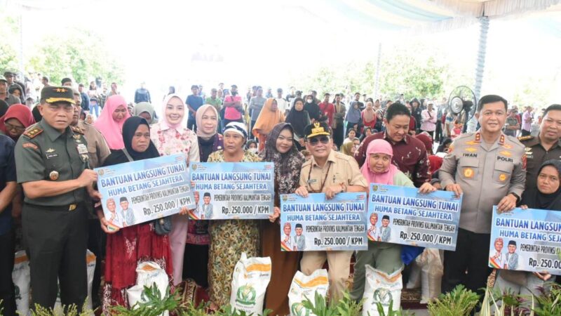 Pemprov Kalteng Saluran Bantuan Pangan, BLT KHBS dan Gerakan Pangan Murah