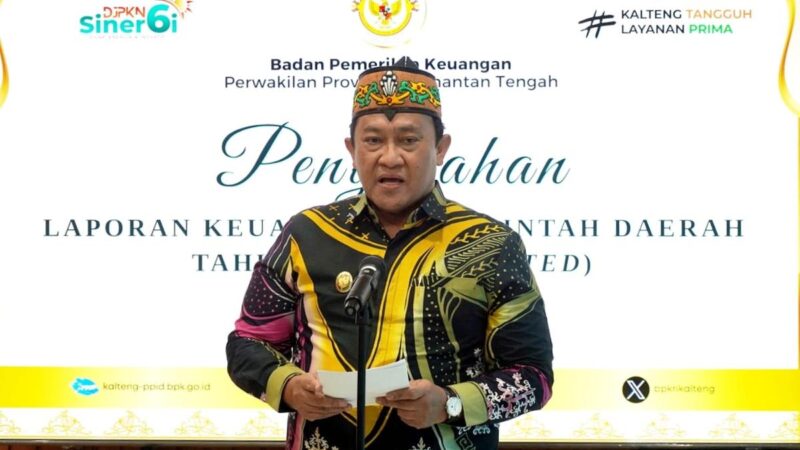 Serahkan LKPD Unaudited 2025 kepada BPK RI Perwakilan Kalteng, Pemprov Optimis Raih Kembali WTP