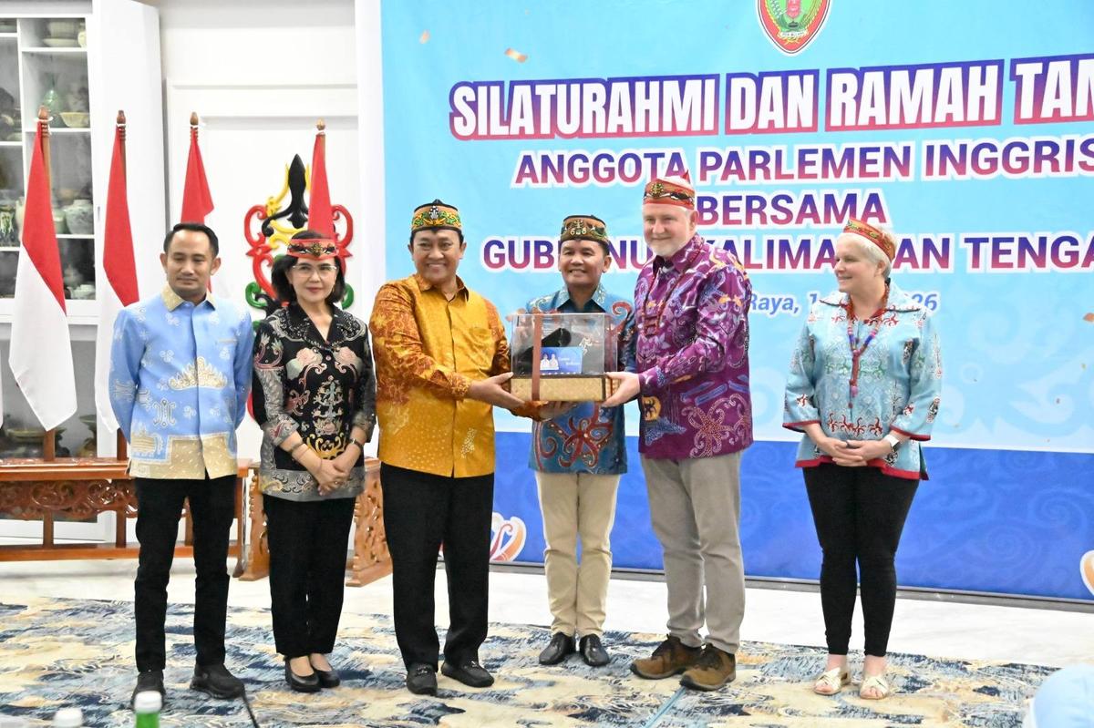Gubernur Kalteng Sambut Kedatangan Delegasi Parlemen Inggris ke Bumi Tambun Bungai