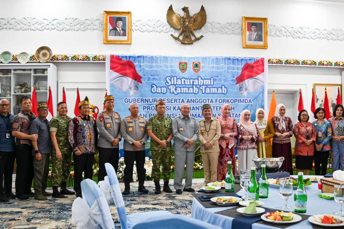 Gelar Ramah Tamah, Gubernur Kalteng Sambut Baik Kedatangan Gubernur Kalsel