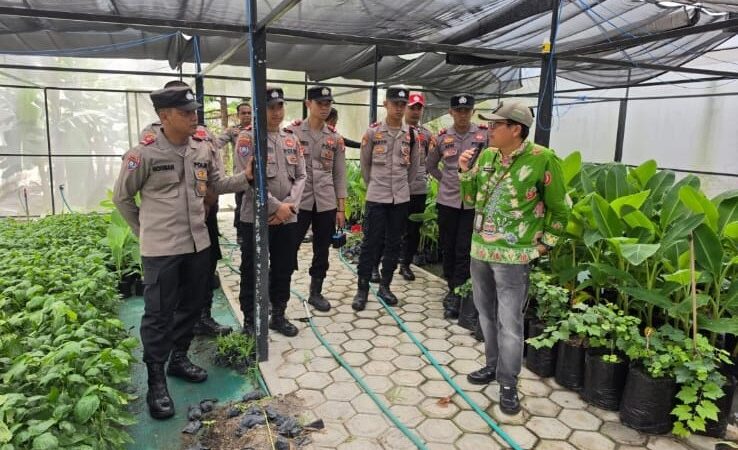 Dinas TPHP Fasilitasi Personel SPN Polda Kalteng Ikuti Pelatihan Optimalisasi Lahan Pekarangan