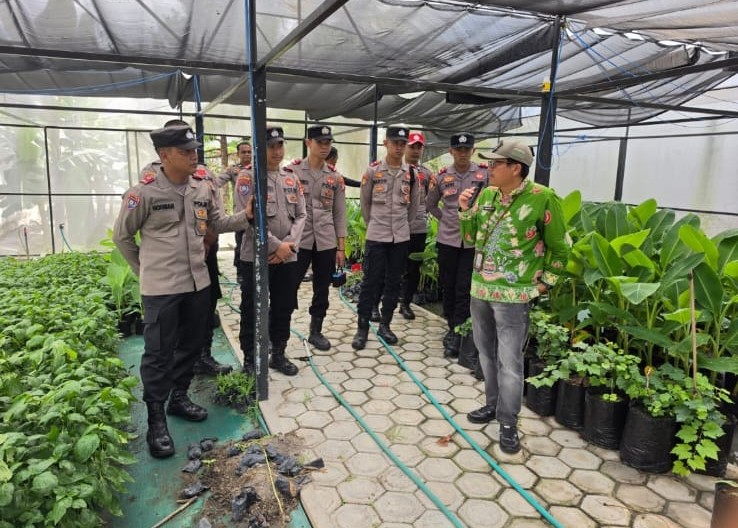 Dinas TPHP Fasilitasi Personel SPN Polda Kalteng Ikuti Pelatihan Optimalisasi Lahan Pekarangan