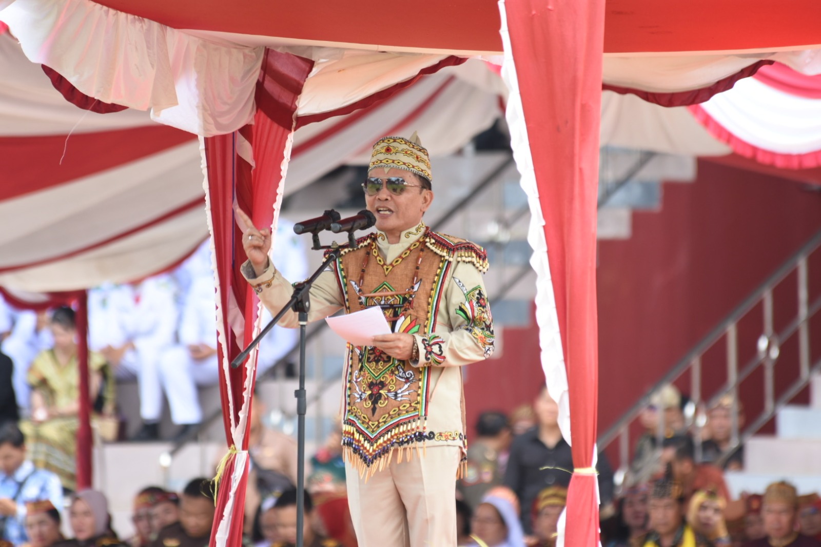 Gubernur Kalteng Pimpin Upacara Peringatan Hari Jadi Kota Kuala Kapuas ke 220 dan HUT Pemkab Kapuas ke 75