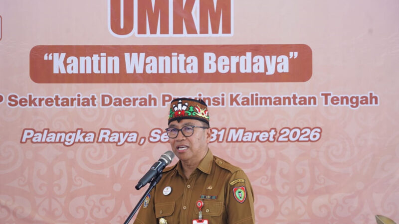Plt. Sekda Kalteng Resmikan Kantin Wanita Berdaya