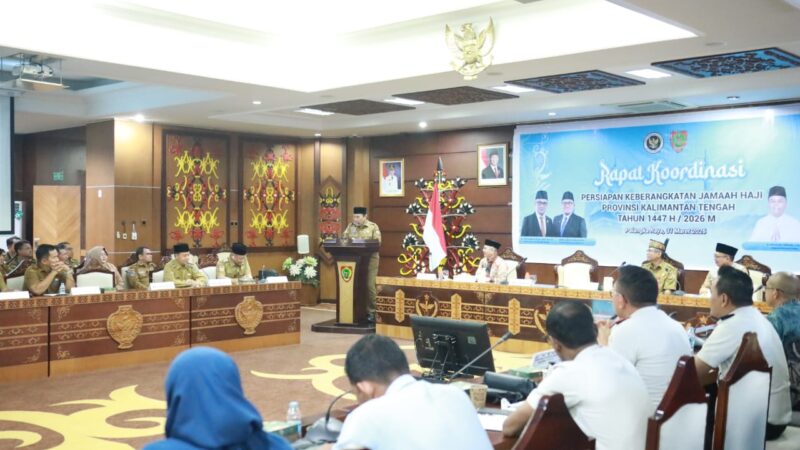 Pemprov Kalteng Pastikan Kesiapan Layanan Haji 2026 bagi 1.559 Jamaah
