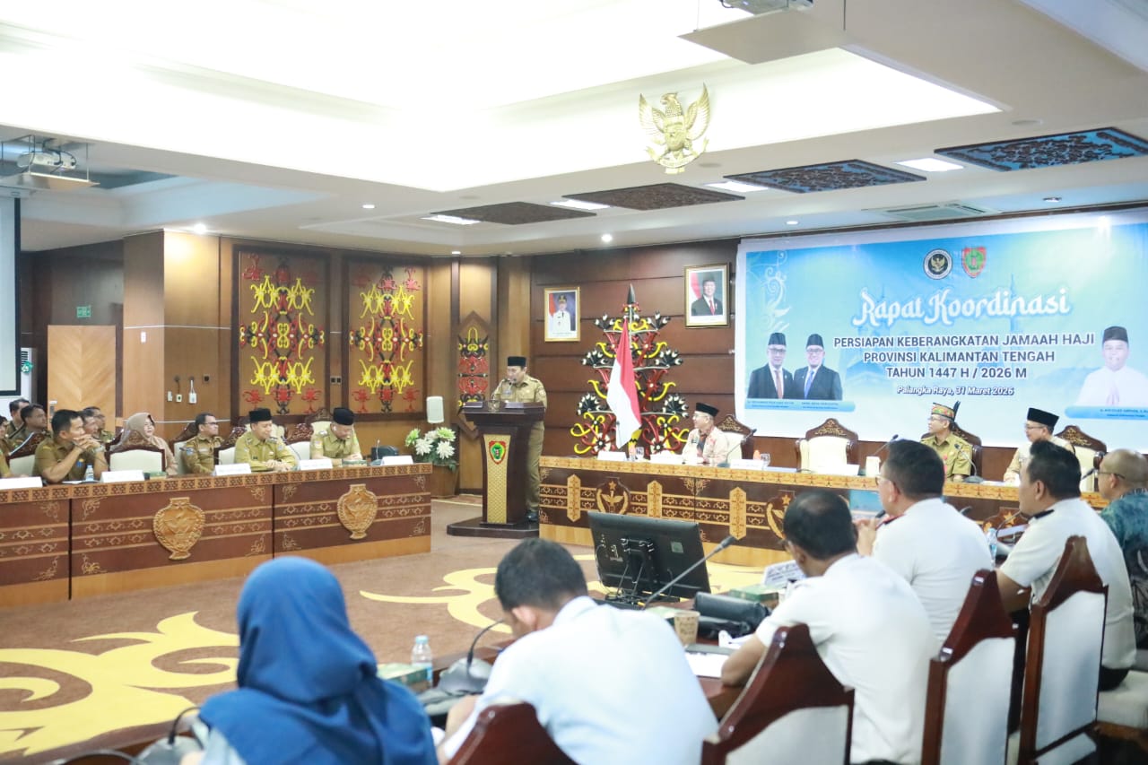 Pemprov Kalteng Pastikan Kesiapan Layanan Haji 2026 bagi 1.559 Jamaah