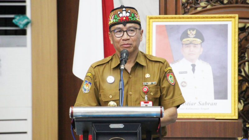 Plt Sekda Kalteng Pimpin RAKORTEK Riset dan Inovasi Daerah 2026