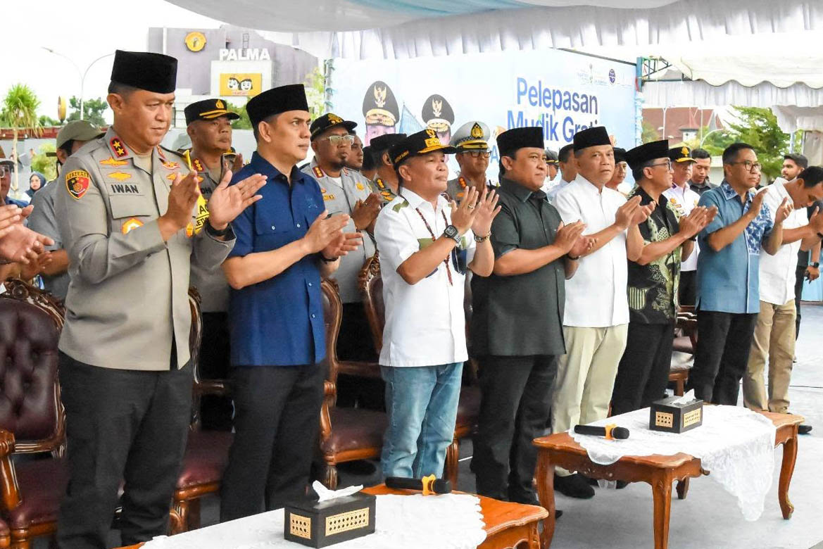 Gubernur Kalteng Lepas Angkutan Mudik Gratis Lebaran 2026