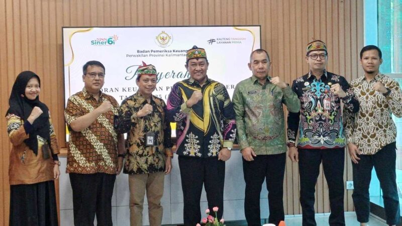 BPK Kalteng Terima LKPD Unaudited 2025 dari Pemprov Kalteng