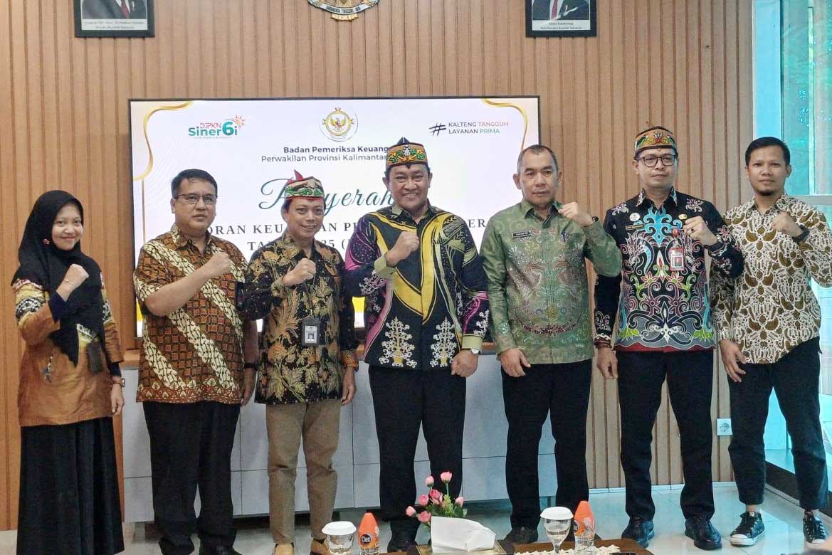 BPK Kalteng Terima LKPD Unaudited 2025 dari Pemprov Kalteng