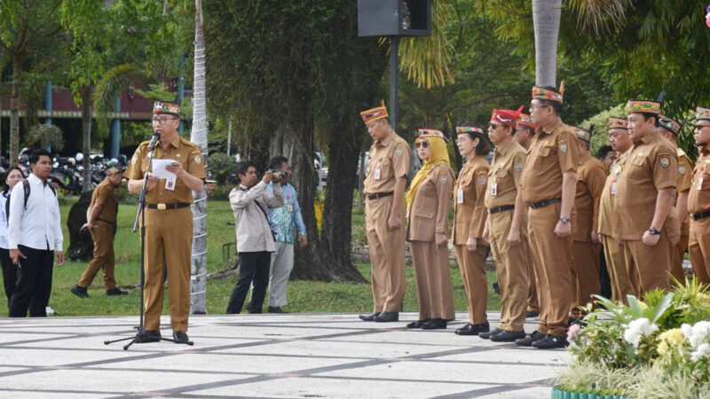 Akhiri Masa Tugasnya Sebagai ASN, Plt Sekda Kalteng Pamit di Hadapan Gubernur dan 4.497 ASN