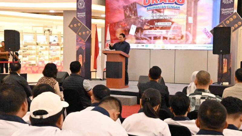 Pelantikan Pengurus Federasi ORADO Kalteng, Wakil Gubernur : Pemprov Dukung Pengembangan Olahraga Domino