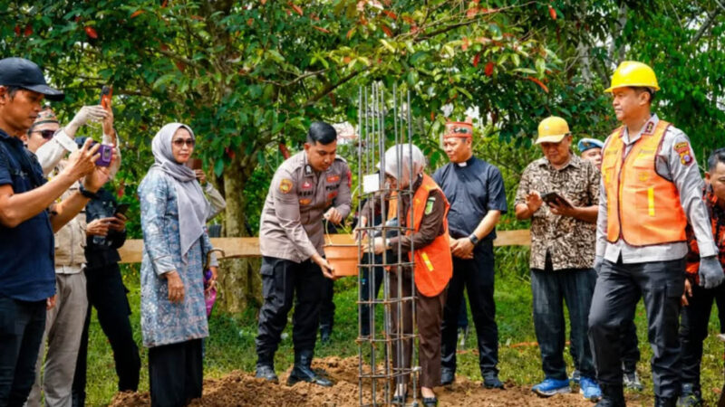 Dukung Pemberantasan Narkotika, DPRD Kota Palangka Raya Hadiri Peletakan Batu Pertama Posko Terpadu GDAN