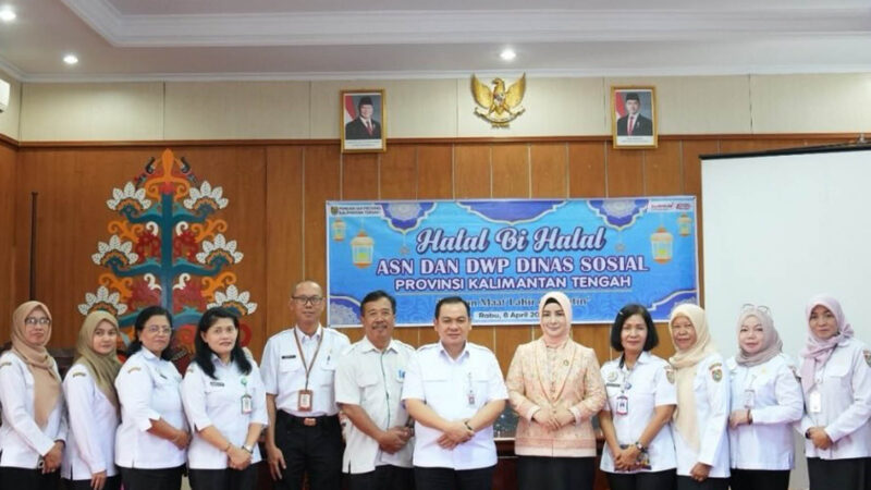 Halal Bihalal ASN dan DWP Persatuan Lingkup Dinsos Kalteng