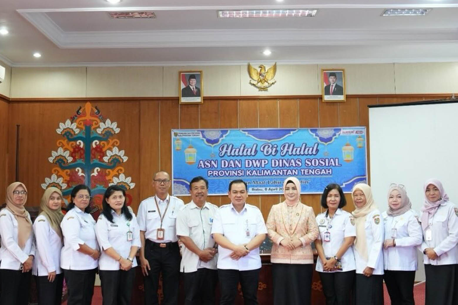 Halal Bihalal ASN dan DWP Persatuan Lingkup Dinsos Kalteng