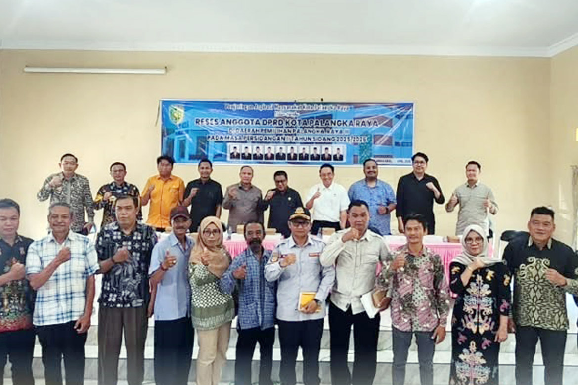 Serap Aspirasi Masyarakat, DPRD Palangka Raya Dapil II Laksanakan Reses di Kelurahan Palangka