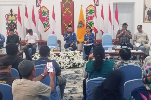 Bahas Berbagai Isu Strategis, Pemprov Kalteng Gelar Pertemuan dengan Insan Pers