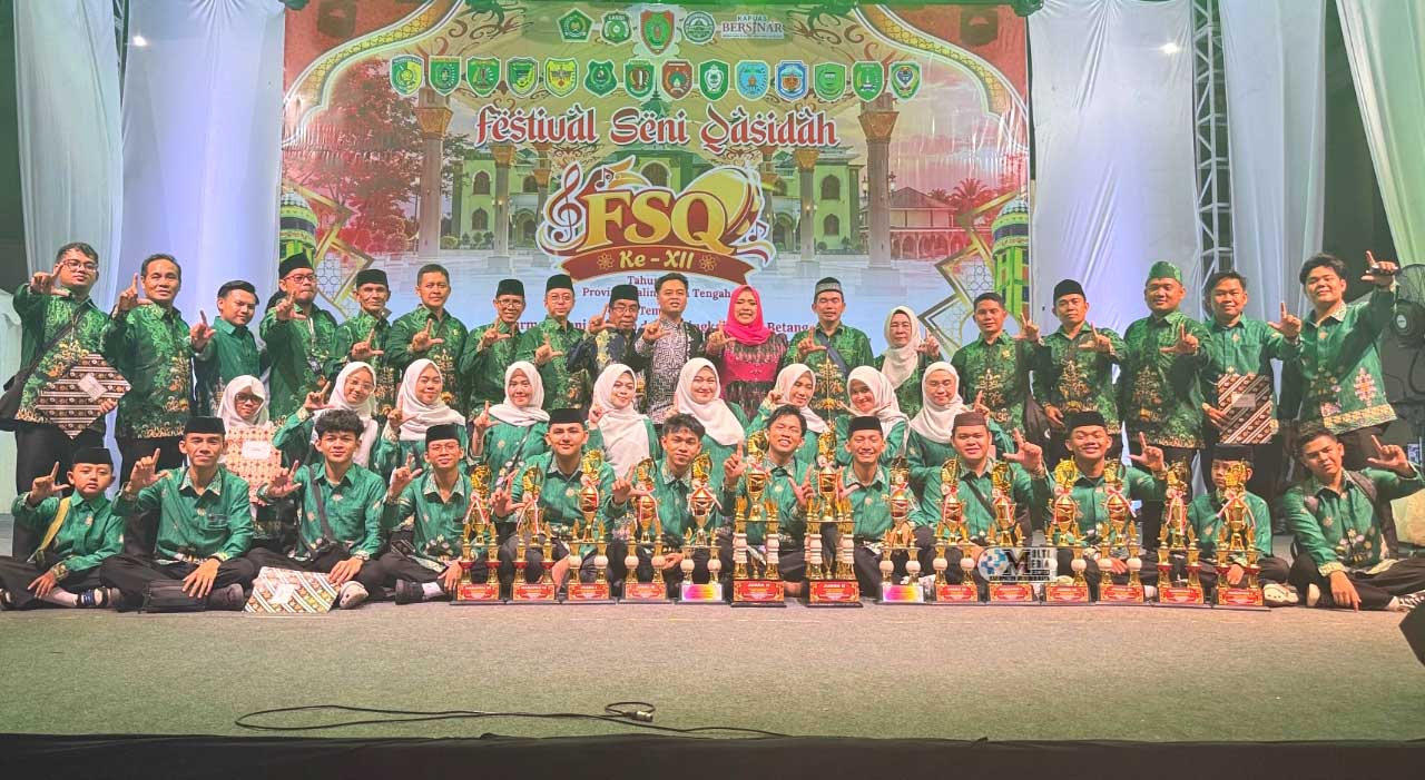Prestasi Membanggakan, Kafilah Murung Raya Sukses Raih Juara Umum III FSQ XII Kalteng
